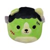 Squishmallows Official Kellytoy 4 Inch Soft Plush Squishy Toy Animals (Len Frankenbear)
