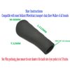 Rollator Hand Grip,Wheelchair Hand Grip,Transport Chair Hand Grip,Knee Walker Hand Grip.Universal Replacement Parts,Ergonomic Design Makes,Surface Anti-Slip Texture,Excellent Comfort(1Pr,Black)