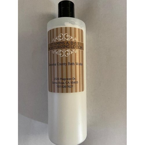Sonoma County Bath Works UNSCENTED AD&E Body lotion 16 Oz.