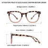 LianSan Bifocal Reading Glasses for Women with Spring Hinge Ladies Stylish Top Clear Blue Light Blocking Readers,12031 B-TTPK 2.00