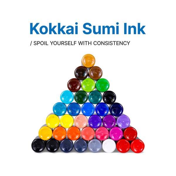 Kokkai Sumi Blood Wash System 3-pack Tattoo Ink Supply -Tattoo Supplies-