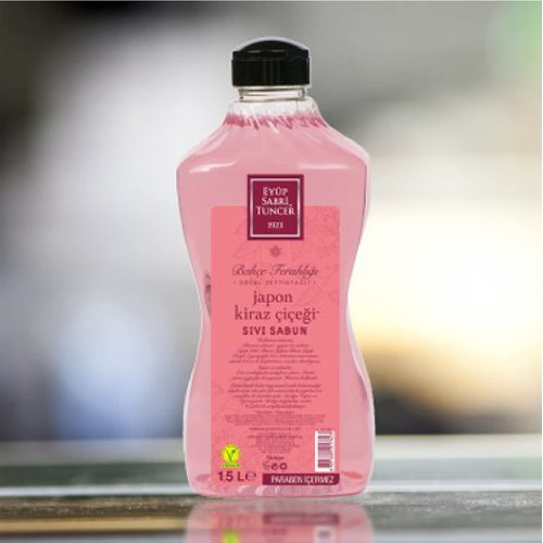 EST Eyup Sabri Tuncer 1923 - Natural Soap Series (Liquid Japanese Cherry Blossom-Natural Olive Oil, 500ml)