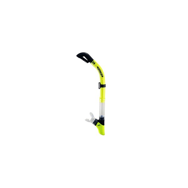 Tilos 100% Dry Snorkel for Scuba Diving, Snorkeling (Yellow)