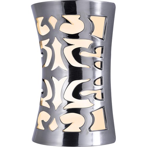 GE 11544 Classic Decor Coverlight Night Light, 1 Pack, Brushed Nickel Cornucopia