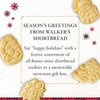 Walker’s Assorted Mini Shortbread Cookies in Festive Shapes- Snowman Shortbread Cookie Box (5.3 oz) - Includes Christmas Cookies in Various Shapes