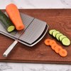 WGPG Stainless Steel Cheese Slicer Cutter, Multipurpose Cheese Slicer Food Cutter with Blade, Cheese Cutter Board Accurate Size Scale for Cutting Cheese Butter Vegetables Sausage Herbs & More