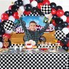 72 Pieces Motorcycle Truck Party Decorations Dirt bike Motocross Backdrop Tablecloth with Balloons Extreme Motorcycle Truck Theme Decor Set for Boy Girl Birthday Party Supplies (Motorcycle Theme)