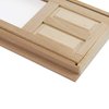 AUEAR, 1:12 Dollhouse Miniature Furniture Unpaint Wooden Doors for DIY Scene Doll Home Furniture Craft (2 Panel Style A)