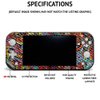 MightySkins Carbon Fiber Skin Compatible with Nintendo Switch OLED - Thin Red Line | Protective, Durable Textured Carbon Fiber Finish | Easy to Apply | Made in The USA