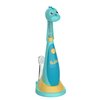 Brusheez Little Toddlers Sonic Toothbrush - Safe & Gentle Toothbrush for Ages 1-3 with Built-in, Light-Up 2-Minute Timer, Extra Brush Head, & Storage Base for First-Time Brushers (Rex The Dinosaur)