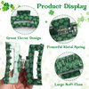 St. Patrick's Day Hair Clip Green Lucky Clover Hair Clip Hairpin Fashion Velvet Bangs Barrettes Solid Side Hair Clips for Girls and Women Hair Accessories for Green Lucky Clover Gift