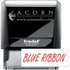 Classroom Stamp - Large Self-Inking Blue Ribbon Stamp with Vibrant Red Ink, Ideal for Computer Science Teachers, 7/8 x 2-1/4 Size - Durable and Easy to Use, Ideal for Grading and Feedback