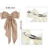 4 PCS Hair Bows Cute Hair Clips for Women Girls Tassel Ribbon Bowknot Hair Clips Solid Colors Hair Bows Hair Clips Accessories for Women Girls