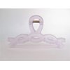 Generic Long clear frosted lavender purple hair claw clip for long hair