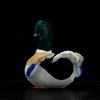 ZHONGXIN MADE Simulation Mallard Duck Plush Toy Stuffed Animals - Soft Realistic 13” Green Mallard Duck Doll, Cute Toys Real Plushie Toy Home Decoration, Unique Plush Gift Collection for Kids
