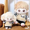 niannyyhouse 10cm 20cm Plush Doll Clothes Jacket Pants Penguin Tracksuit Suit Dolls Accessories Dress Up (Blue, 10cm)