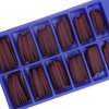 AddFavor XXL Extra Long Press on Nails Coffin Matte Fake Nails Full Cover Acrylic False Nails 12 Sizes 120pcs Burgundy Nail Tips for Women Fingernails Manicure Design