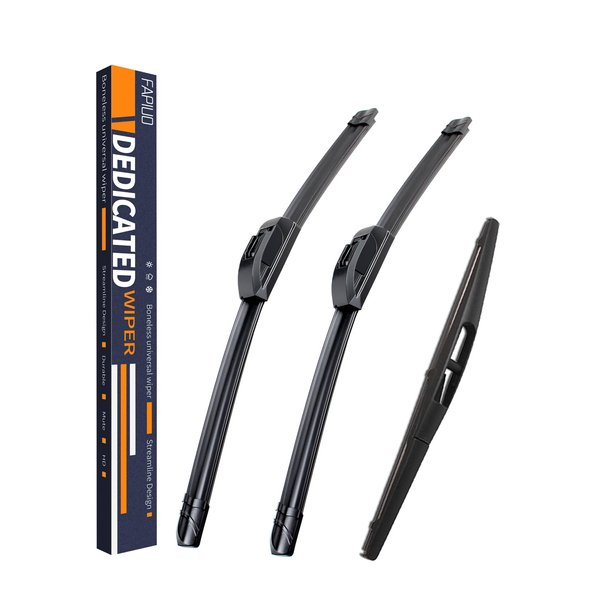Replacement for Honda Odyssey 2005-2010 Silent Wipers -FAPIUO Front and Rear Windshield Wipers 26"/22"+14" Full Blade Set (3 Pack)