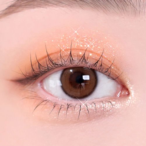 CORINGCO Shimmer Idoll Eyeshadow Palette Receipe Note 7Color Eye Makeup Cute Glitter Sparkle Korean Eye Makeup Korean Cosmetics (02 Almond apricot cake)