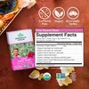Organic India Tulsi Sweet Rose Herbal Tea - Holy Basil, Stress Relieving & Magical, Immune Support, Adaptogen, Vegan, USDA Certified Organic, Non-GMO, Caffeine-Free - 18 Infusion Bags, 1 Pack