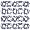 WILLBOND 20 Pcs Cheer Scrunchies Cheer Hair Accessories Cheerleading Hair Ties Elastic Scrunchies Hairband Cheerleading Gifts for Girls Women Team Sport Player Gift Birthday Party (White)