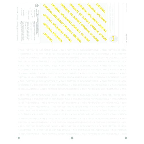 Stockchecks 1000 Top Blue Marble Blank Laser Checks