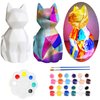 T-Antrix Paint Your Own Cat Lamp Kit- Painting kit for Kids 6-12, DIY Cat Crafts Night Light for Girls Boys Ages 3+ Arts and Crafts Supplies for Kids Ages 8-12