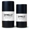Shwally Zinc & Charcoal Deodorant – A True Natural, Tallow-Based & Effective Deodorant for Men & Women –– Aluminum Free with Coconut & Arrowroot – Lasts 4X Longer (Eucalyptus + Peppermint, 2.5 oz)
