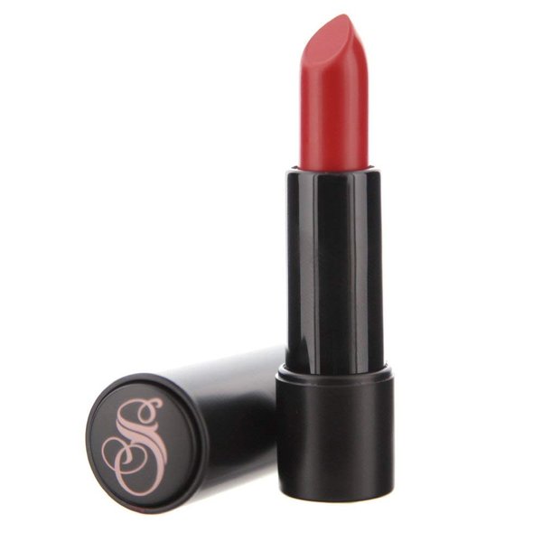 Suavecita Strut Semi-Matte Lipstick Red Orange Undertones Lip Color Long Lasting Lip Makeup