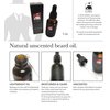 G.B.S Beard Grooming Set- No Snag Anti-Static Stylish Bamboo Wood Beard Comb, Natural Unscented Beard Oil and Sandalwood Beard Oil