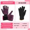 Suhine 20 Pcs Heat Resistant Gloves with Silicone Bumps Professional Heat Resistant Gloves for Hair Styling Curling Heat Resistant Work Gloves for Wand Hot Sublimation Gloves