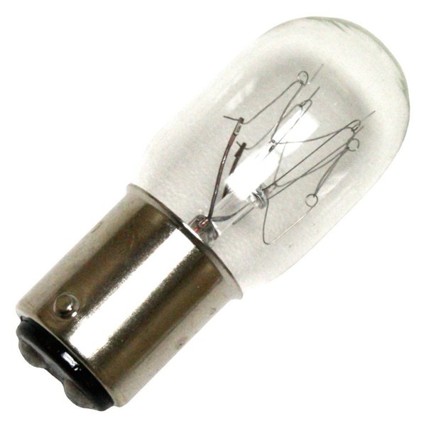 Bulbrite 706110 - 15T7/DC Double Contact Bayonet Base Exit Light Bulb - Pack of 5