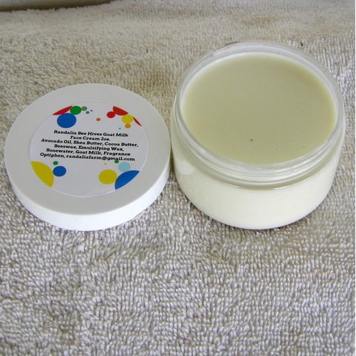 Goat Milk Face Cream, 4oz. Randalia Bee Hives