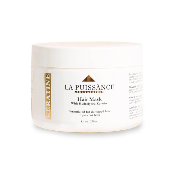 LA PUISSANCE Keratin Hair Mask | Deep Conditioning Treatment, Repairs and Hydrate for Silky, Shiny Hair, Dry, Damaged Hair, Anti-Frizz | Ideal for Color Treated Hair