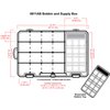 ArtBin 6911AB Sew-Lutions Bobbin/Supply Box Sewing Organizer, [1] Plastic Storage Case, Clear