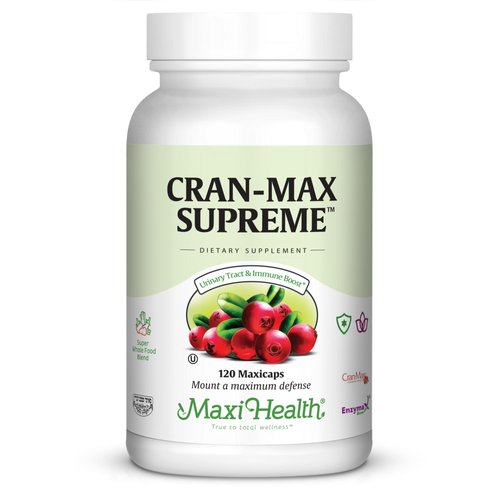 Maxi Health CranMax Supreme Urinary Tract and Immune Boost Capsules, 120 Count