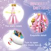 Christmas Tree Building Set,Pink Christmas Building Blocks Toy with Music Box,Compatible with Legos,Xmas Tree Gift for Girls,Kids,and Adults(415PCS)