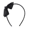 MEEDEE Fashion Black Bow Headband Bowknot Headband Big Bow Grosgrain Ribbon Hair Hoop Headband for Girls Toddlers Girls Kids Party Decoration Cosplay Costume Headwear Makeup Handmade Hair Band