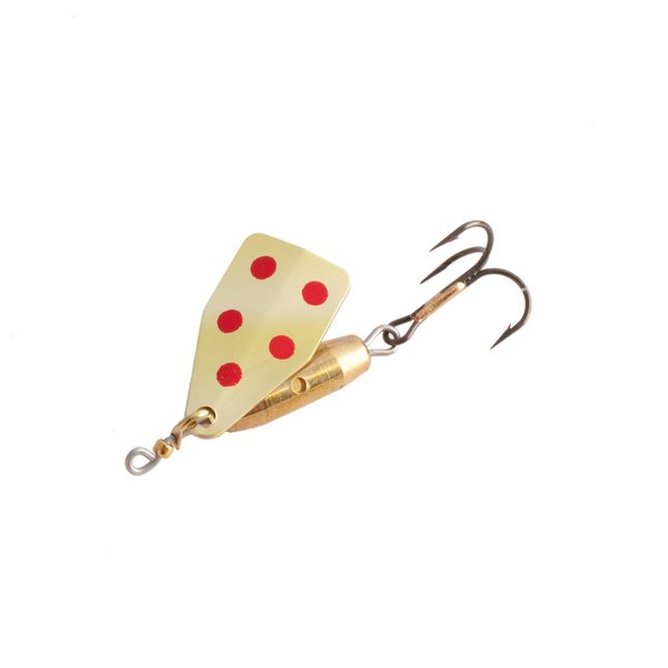 Jake'S Lures Spin Fishing Equipment, 1/6 oz, Gold with Red