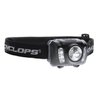 CYCLOPS 210 Lumen Headlamp, Tactical Durable Lightweight Compact Adjustable Stretch Headband Bright 3 Color LED Headlight, AAA Batteries Included, Pack of 2