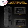 Driver Side Master Power Window Switch Gray | for 1999 2000 2001 2002 Chevy Silverado GMC Sierra 1500, 2500, 2500 HD, 3500 2-Doors Pickup Truck | Replace # 15047637