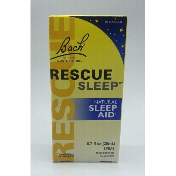 Bach Flower Remedies Rescue Sleep Natural Sleep Aid, 20 Ml