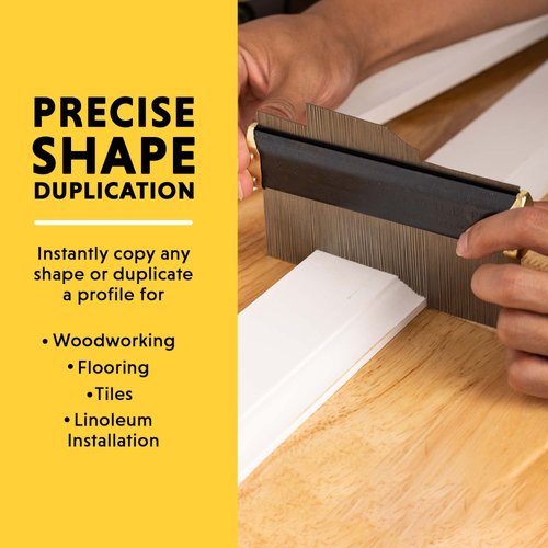 General Tools Contour Gauge 837 - 6" Angle Finder Tool for Home Improvement - Gadgets for Men