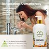 THERAPINA Aromatherapy Luxury Liquid Hand Soap – Vegan, Moisturizing Hand Wash with Aloe Vera, Botanical Oils, Manhattan Bourbon Scent – Fancy Liquid Hand Soap for Bathrooms, Kitchen, More, 16 Oz.
