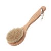 Hydrea London Dry Body Brush –Short Handle Premium Exfoliating Dry Skin Brush with Natural Bristle, FSC® Certified Beechwood.