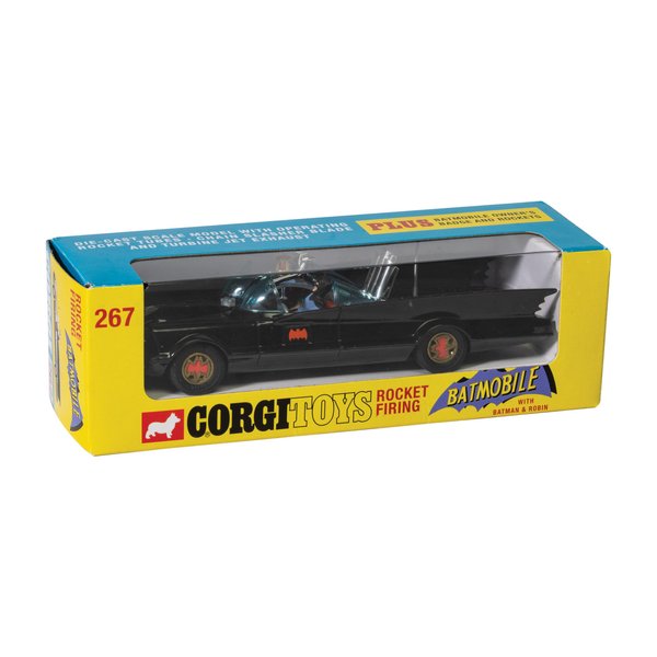 Corgi 1966 with Figures Bat (1966-1968) Classic TV Series (#267 Reissue) Diecast Model Car RT26701