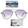 2 Pairs Invisible Bifocal Reading Sunglasses UV400 Protection Spring Hinge Sun Readers Anti Glare Blue Light Blocking Glasses for Men Women Sports Driving Safety Eyeglasses Tinted Shades Eyewear 1.5