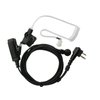 bestkong Walkie Talkie Earpiece for Motorola Radio CP200 CP200D PR400 GP88 GP300 P110 CP040 CT150 PRO1150 EP450 SP10 XTN500 2-Wire Covert Surveillance Acoustic Tube Headset PTT Mic