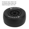 4Pcs Rubber Tires 102mm Wheels & 12mm Hex Hub Wheel Rims Compatible with 1/10 Off Road Remote Control Car RC Off-Road RC Wheels RC Rubber Tires Trucks Tires RC Wheel Rims & Tyres