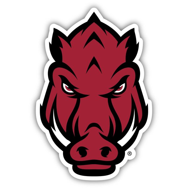 Arkansas Razorbacks 12 Inch Vinyl Decal Sticker Officially Licensed Collegiate Product